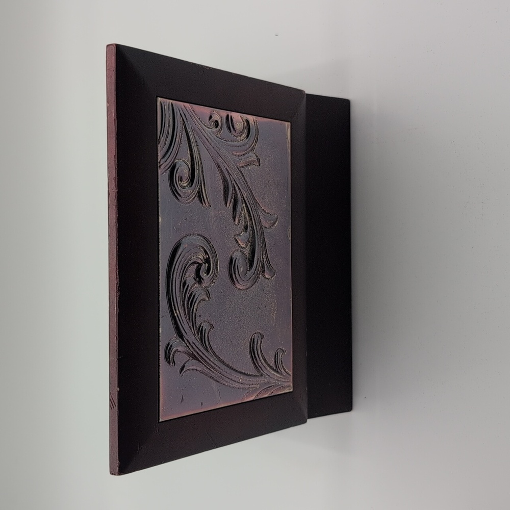 Elegant Decorative Wooden Trinket Jewelry Box with Silver Accents - Picture 6 of 10